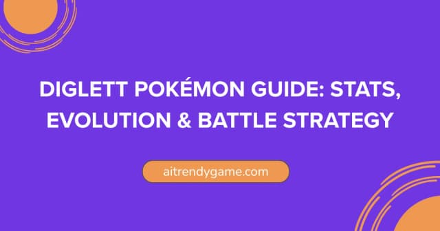 Diglett Pokémon Guide: Stats, Evolution & Battle Strategy
