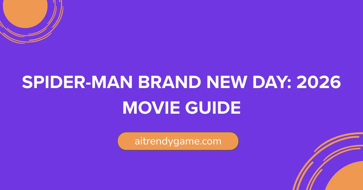 Spider-Man Brand New Day: 2026 Movie Guide