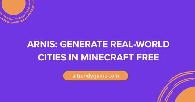 Arnis: Generate Real-World Cities in Minecraft Free